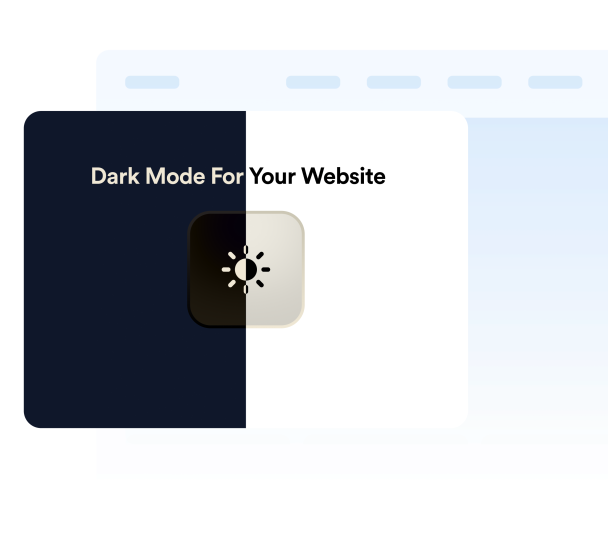 Create Your Own Dark Mode Widget in Seconds for Your Website