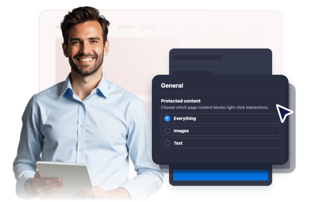 Protect Images, Text, or Everything