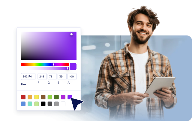 Customize Themes, Colors, and Background