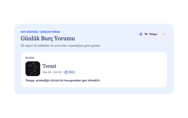 Language Support