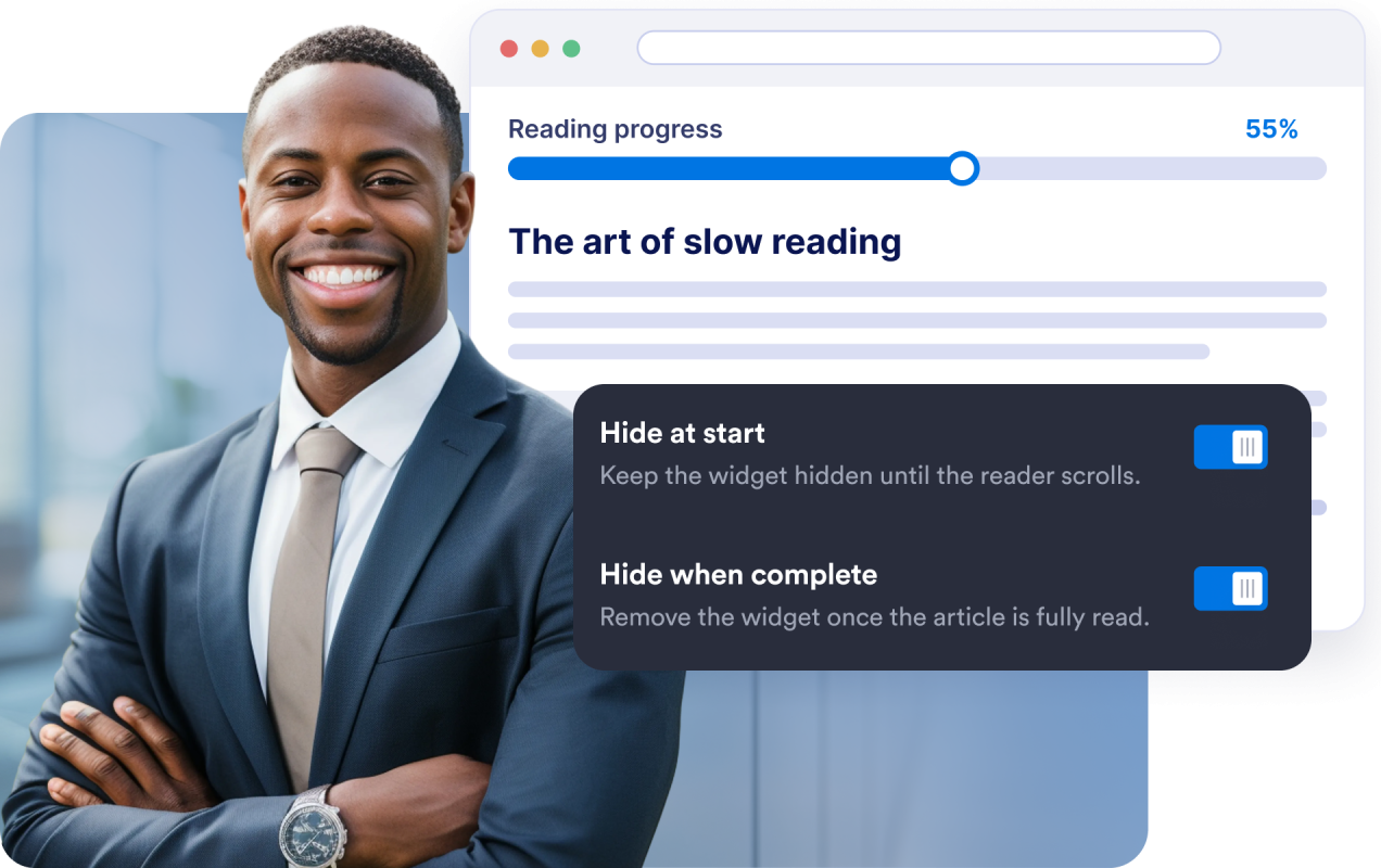 Control when the widget appears