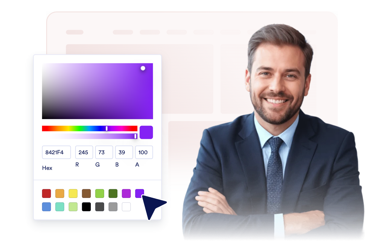 Match your campaign branding