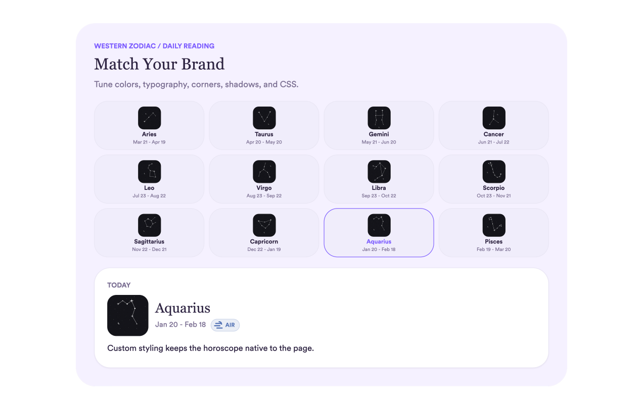 Match your brand perfectly