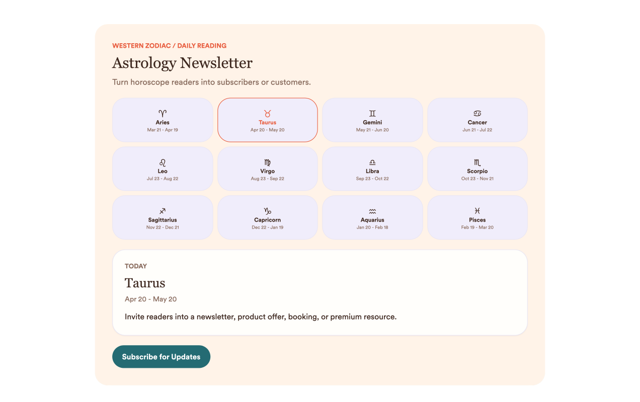 Turn readers into subscribers
