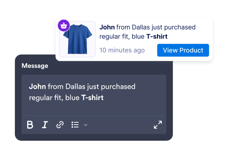 Add activity messages