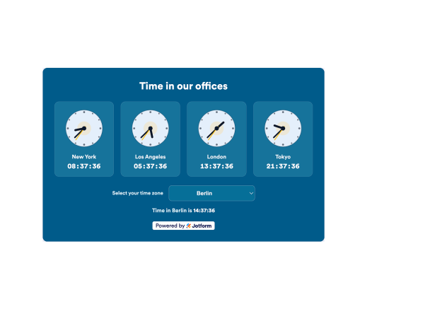 Create Your Own Clock Widget in Seconds for Your Website