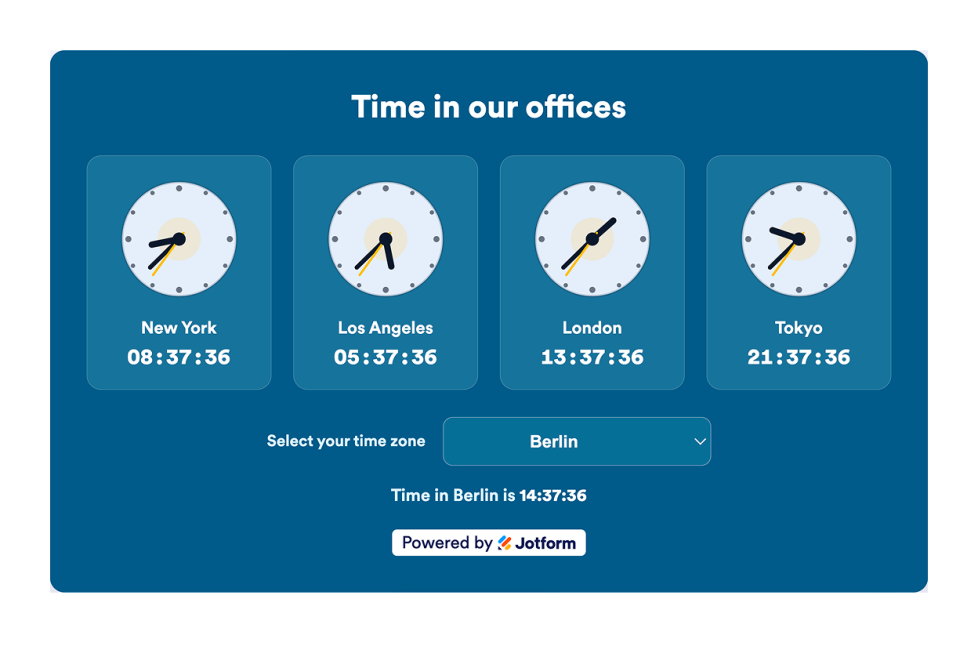 Clock Widget