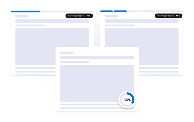 Choose the Progress Indicator That Fits Your Page