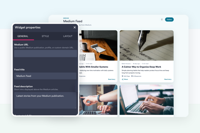 Fetch and refresh Medium stories from a URL