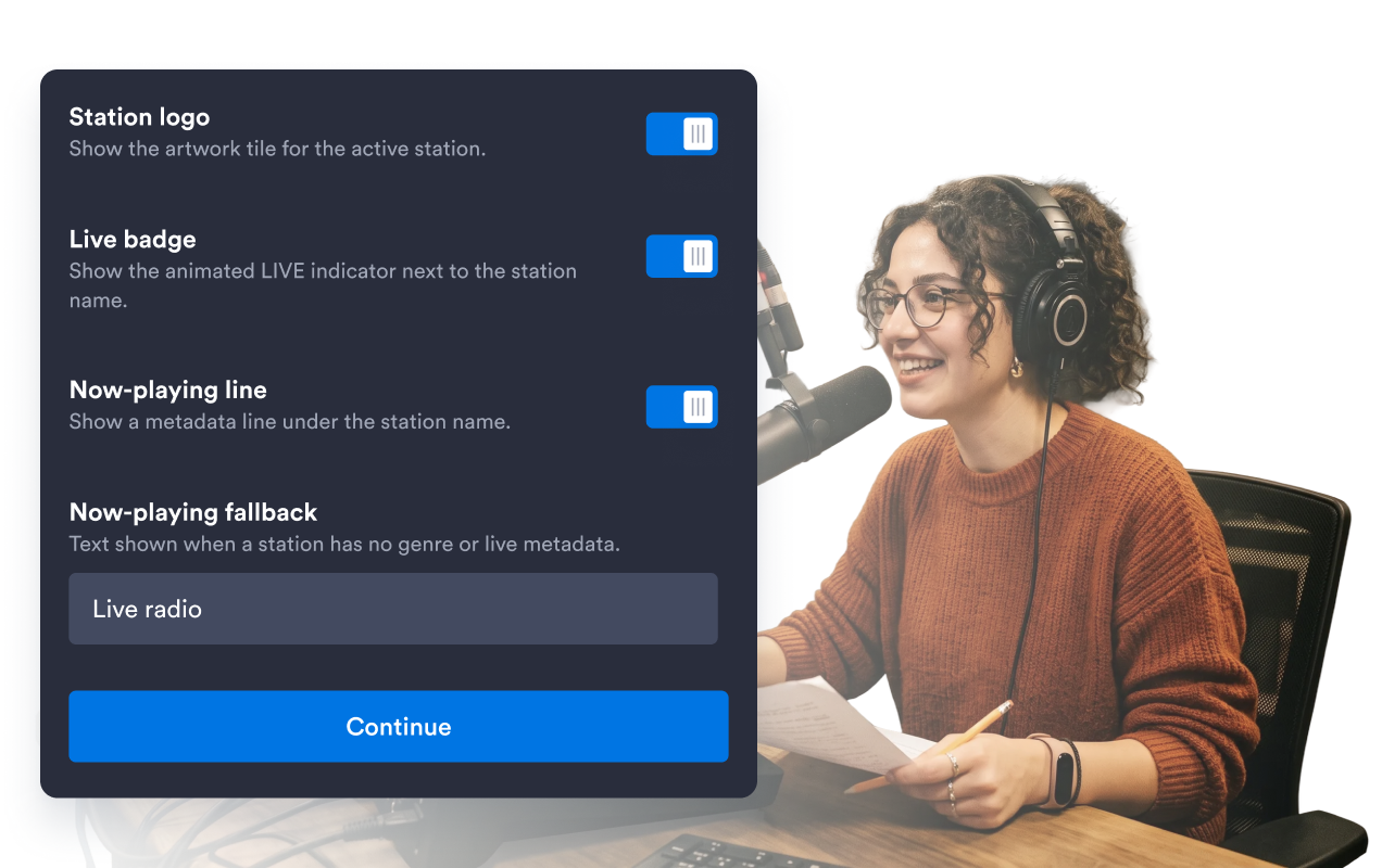 Manage station details in one builder