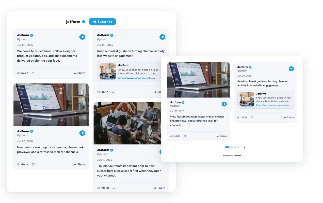 Multiple layouts