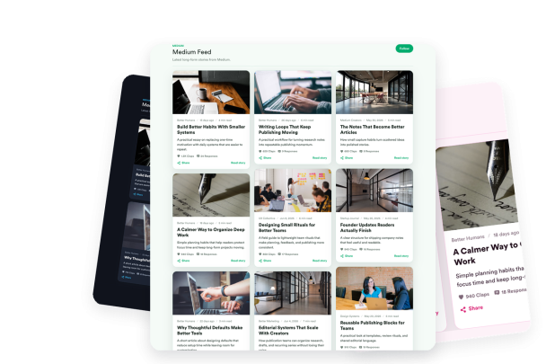 Customize your Medium stories for any page