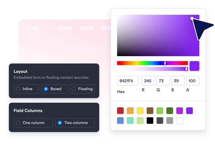 Customize the design