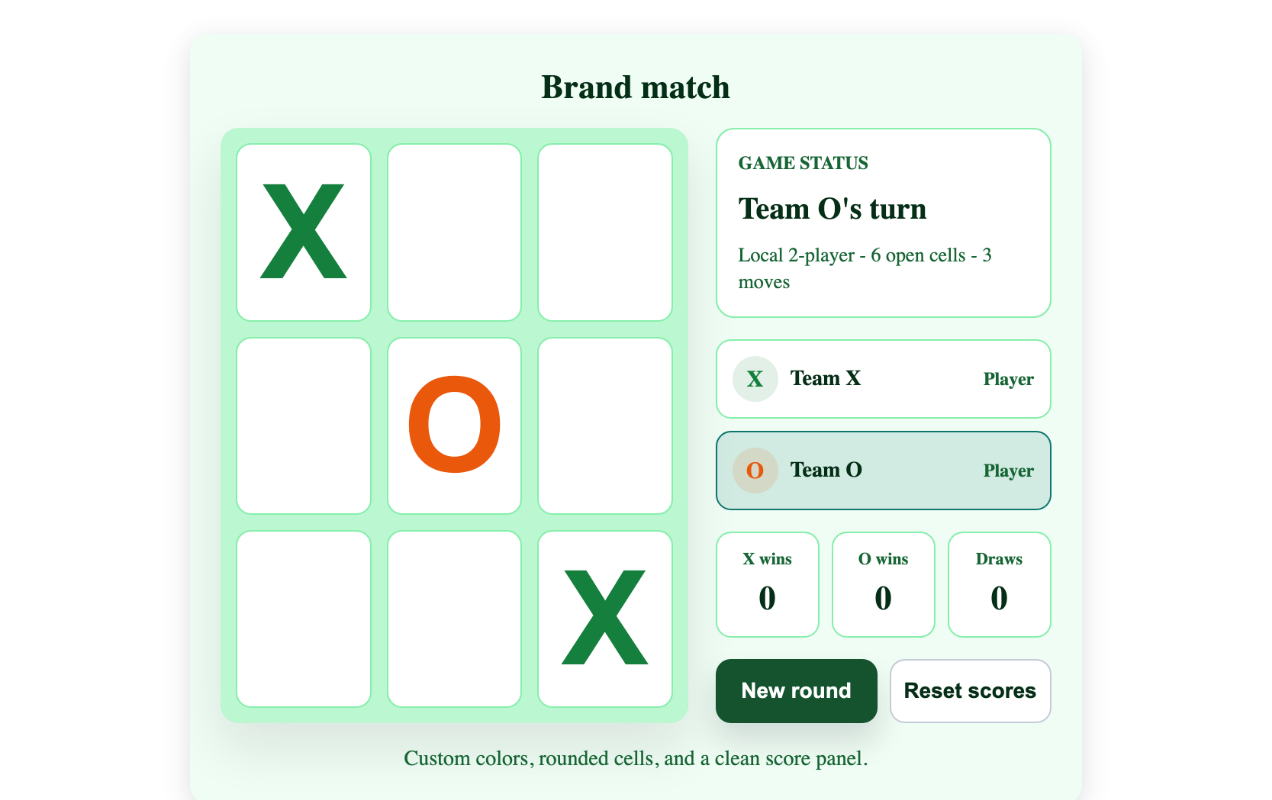 Style the board to match your brand