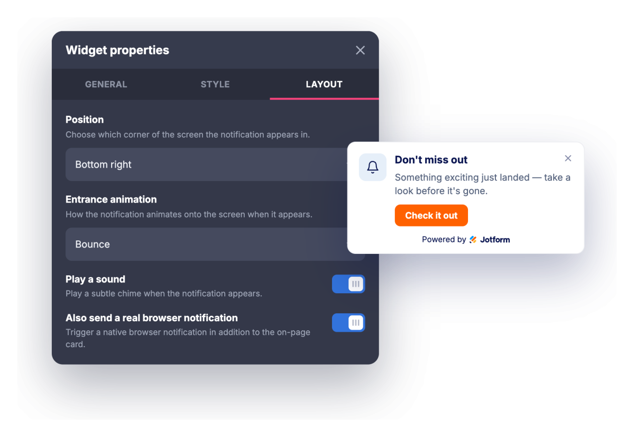 Pull visitors back and control frequency