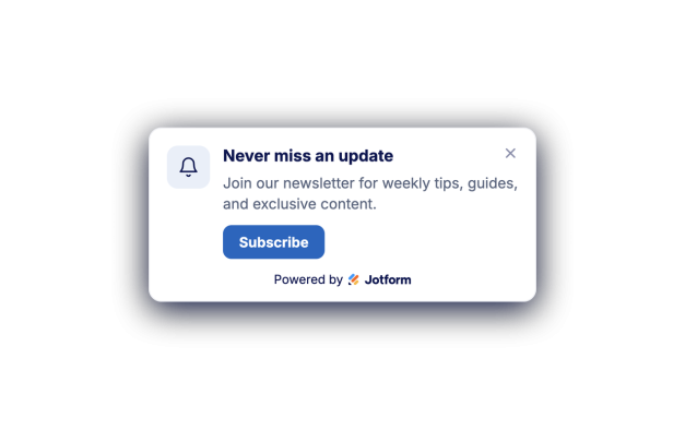 Newsletter Signup Notification