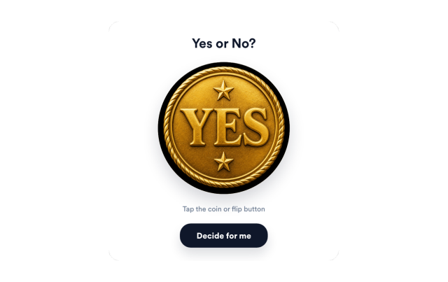 Rename heads and tails for any decision