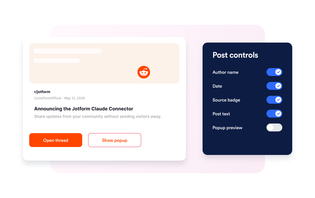 Control what visitors see first