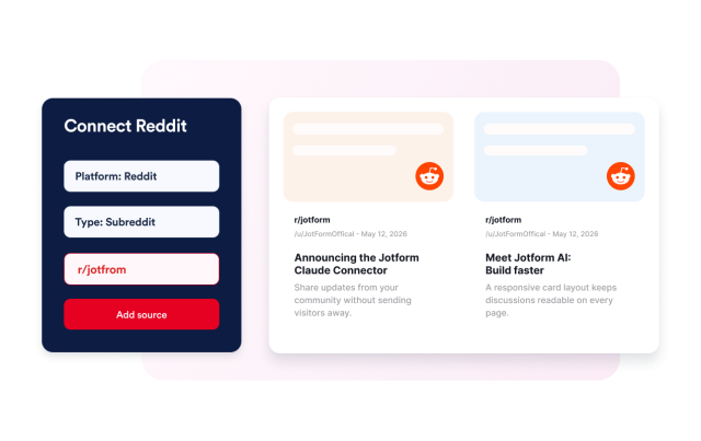 Connect a public Reddit source