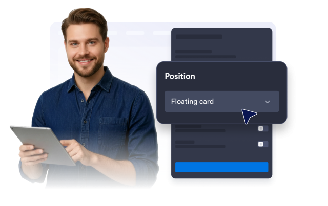 Choose Inline, Section, Bar, or Floating Layouts