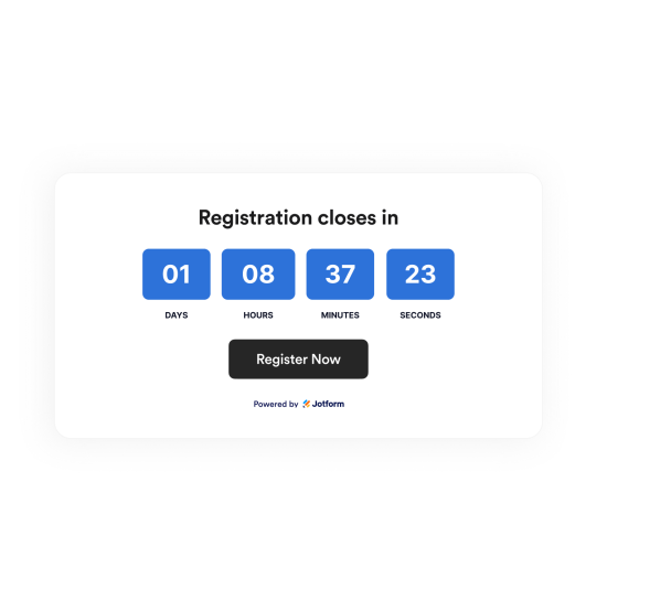 Countdown Timer Widget Features for Websites