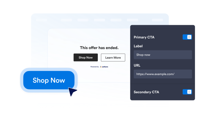 Add Call-to-Action Buttons and End Behavior