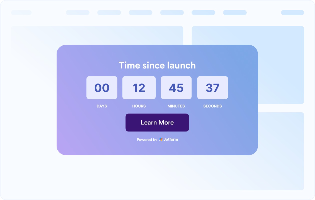 Customize the count-up design