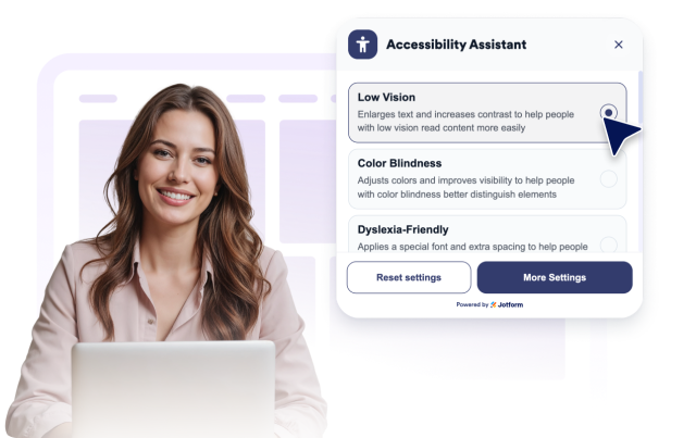 Give Visitors One-Click Accessibility Presets