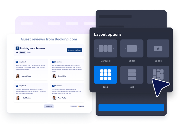 Customize your widget