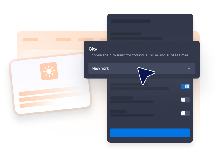 Choose a city