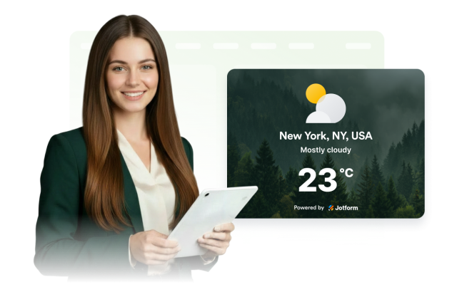 Show the Weather Details Visitors Need