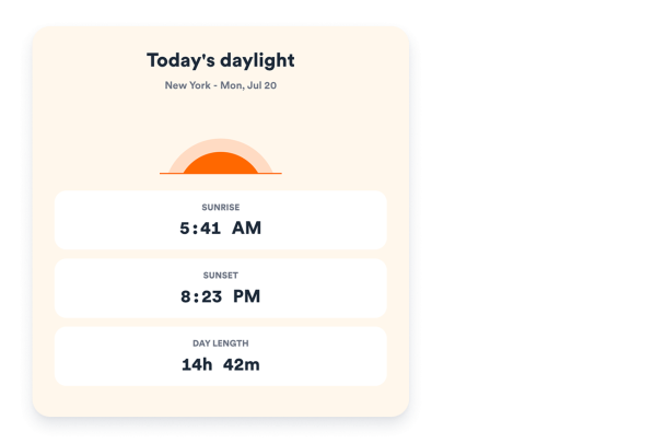 Create Your Own Sunrise Sunset Widget in Seconds for Your Website