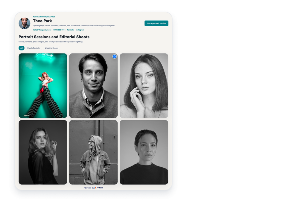 Create Your Own Portfolio in Seconds for Your Website