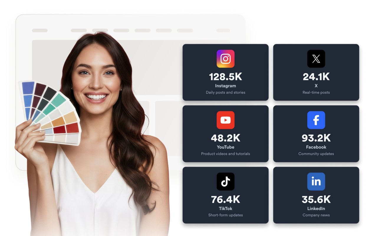 Match the widget to your brand