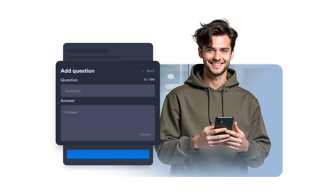 Organize questions in one editor