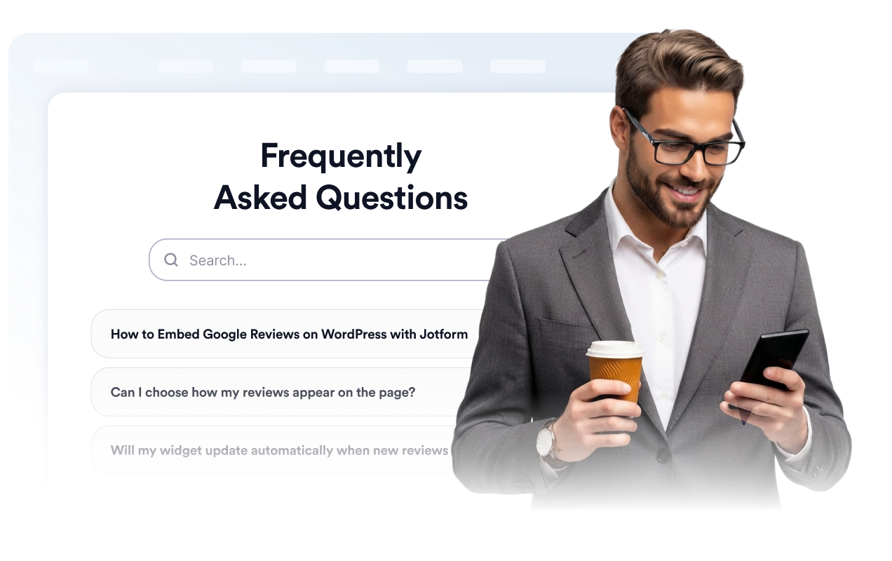Fit FAQs into different layouts