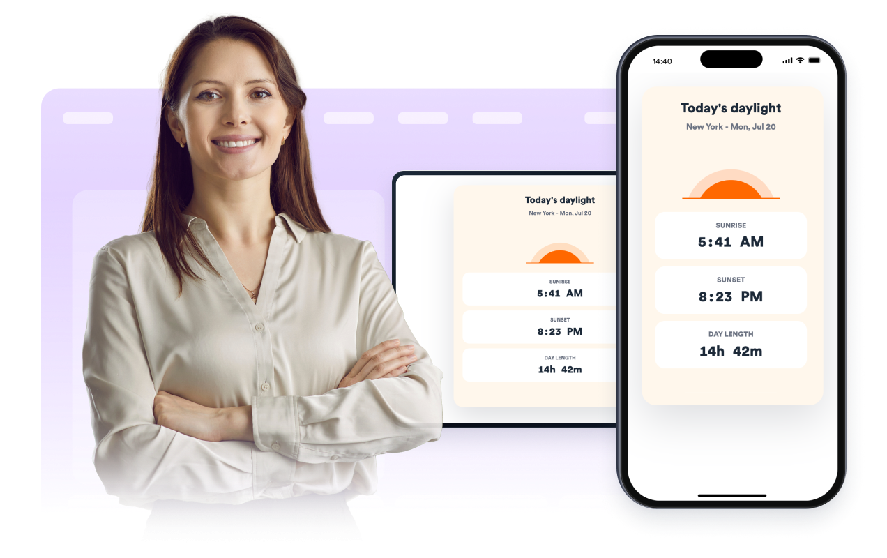 Keep the widget responsive