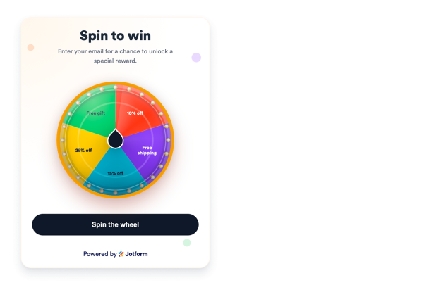 Create Your Own Spinning Wheel Widget in Seconds for Your Website