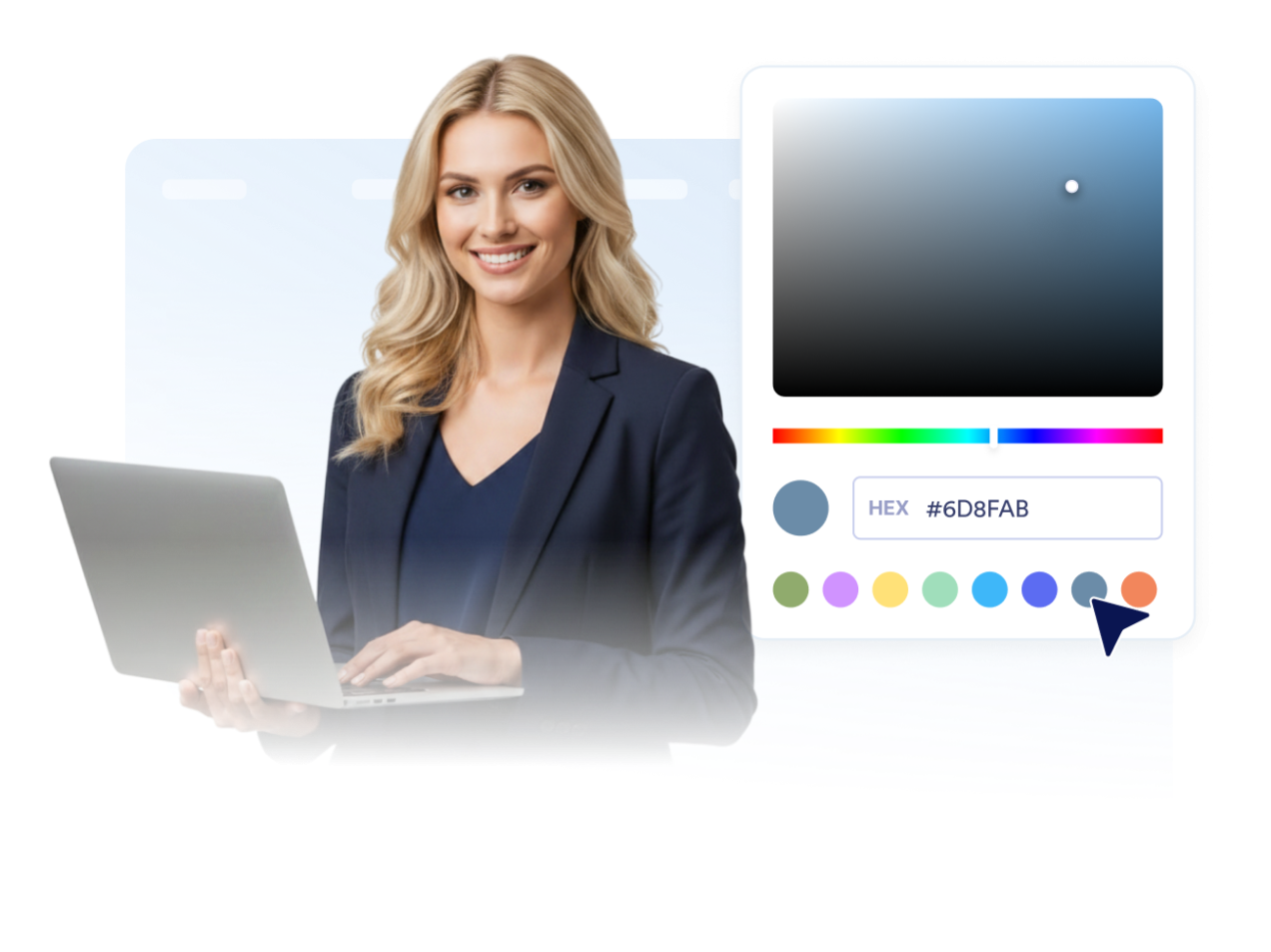 Match the popup to your website