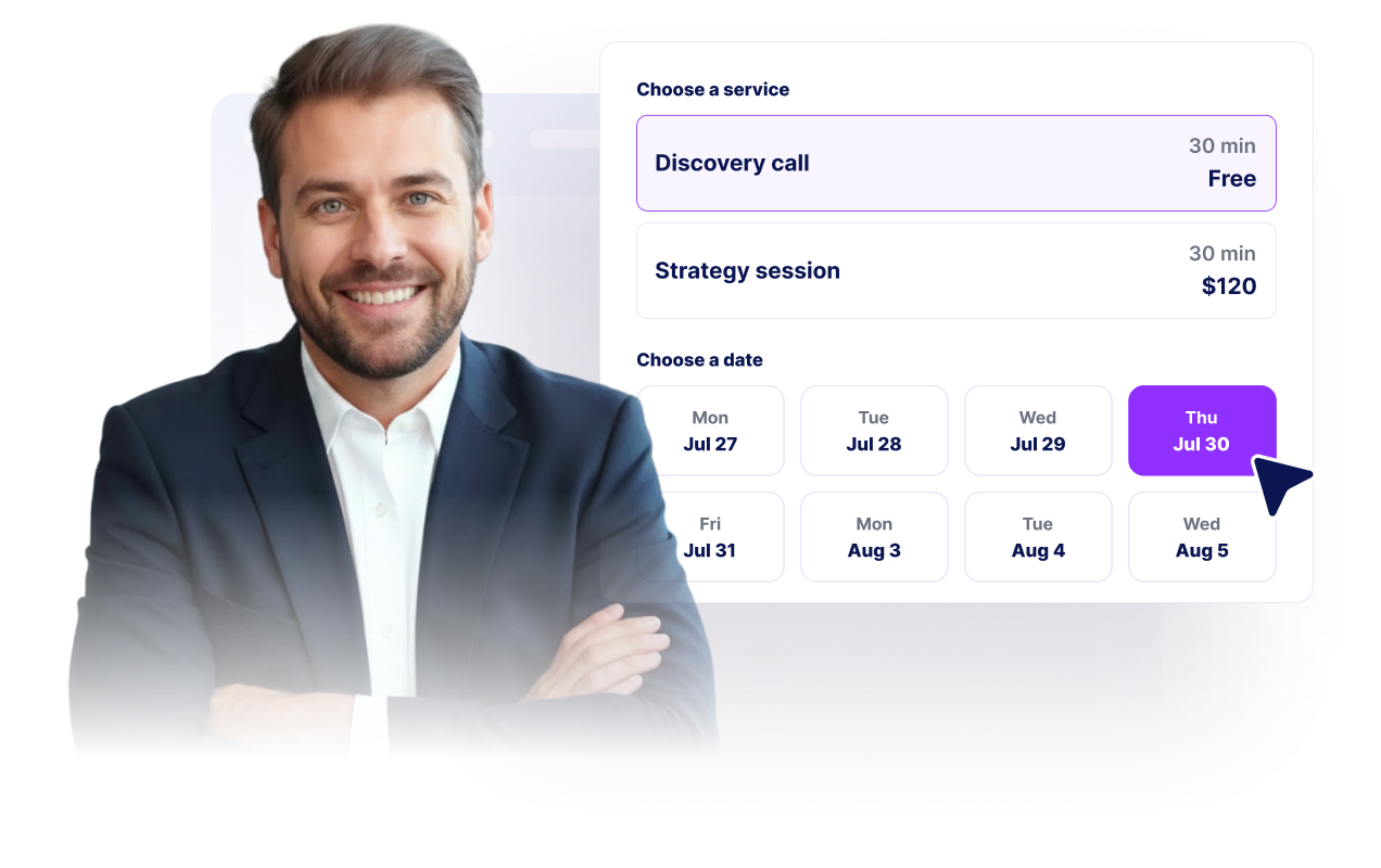 Collect customer contact details