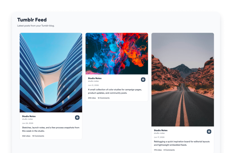 Tumblr Feed