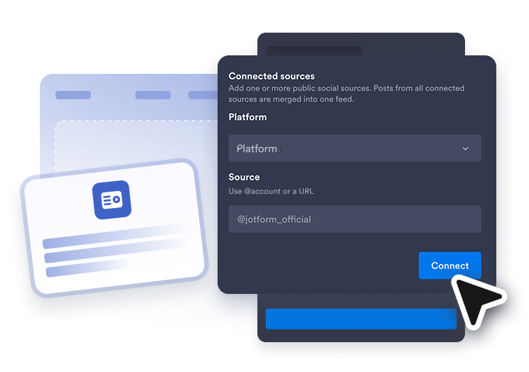 Connect a feed source