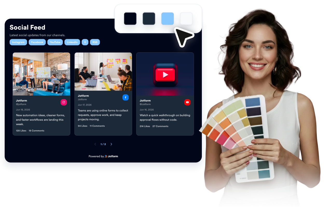 Match your website style