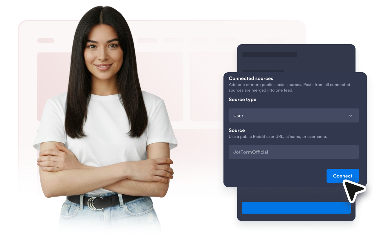 Connect a public Reddit source