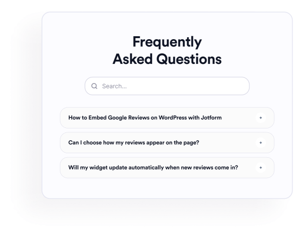 Create Your Own FAQ Widget in Seconds for Your Website