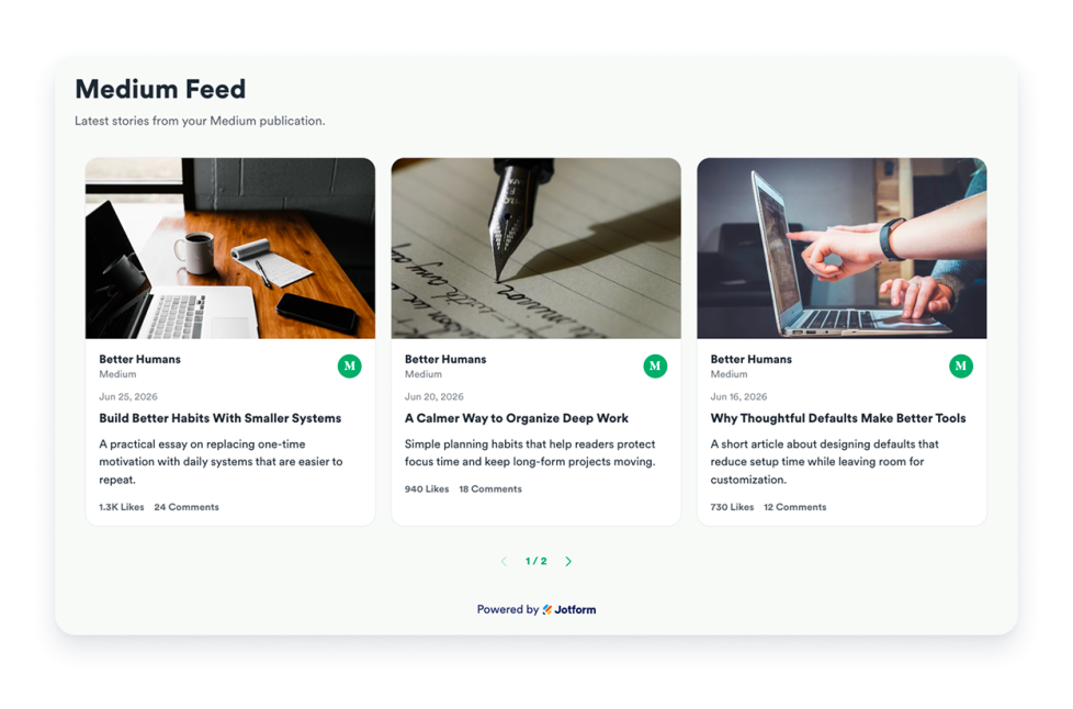 Medium Feed