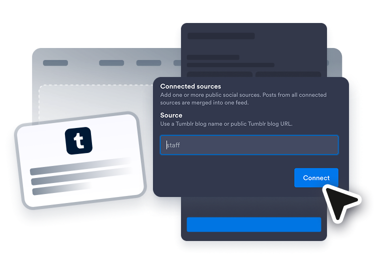 Connect a Tumblr source