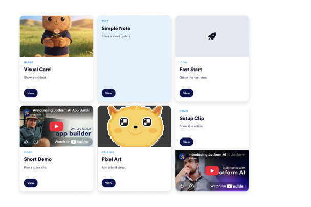 Create a Grid Widget for Your Website