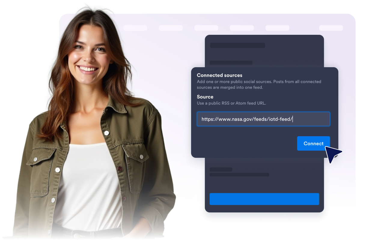 Connect a public source