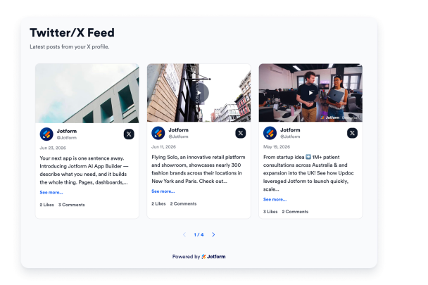Customize your Twitter/X Feed for any page